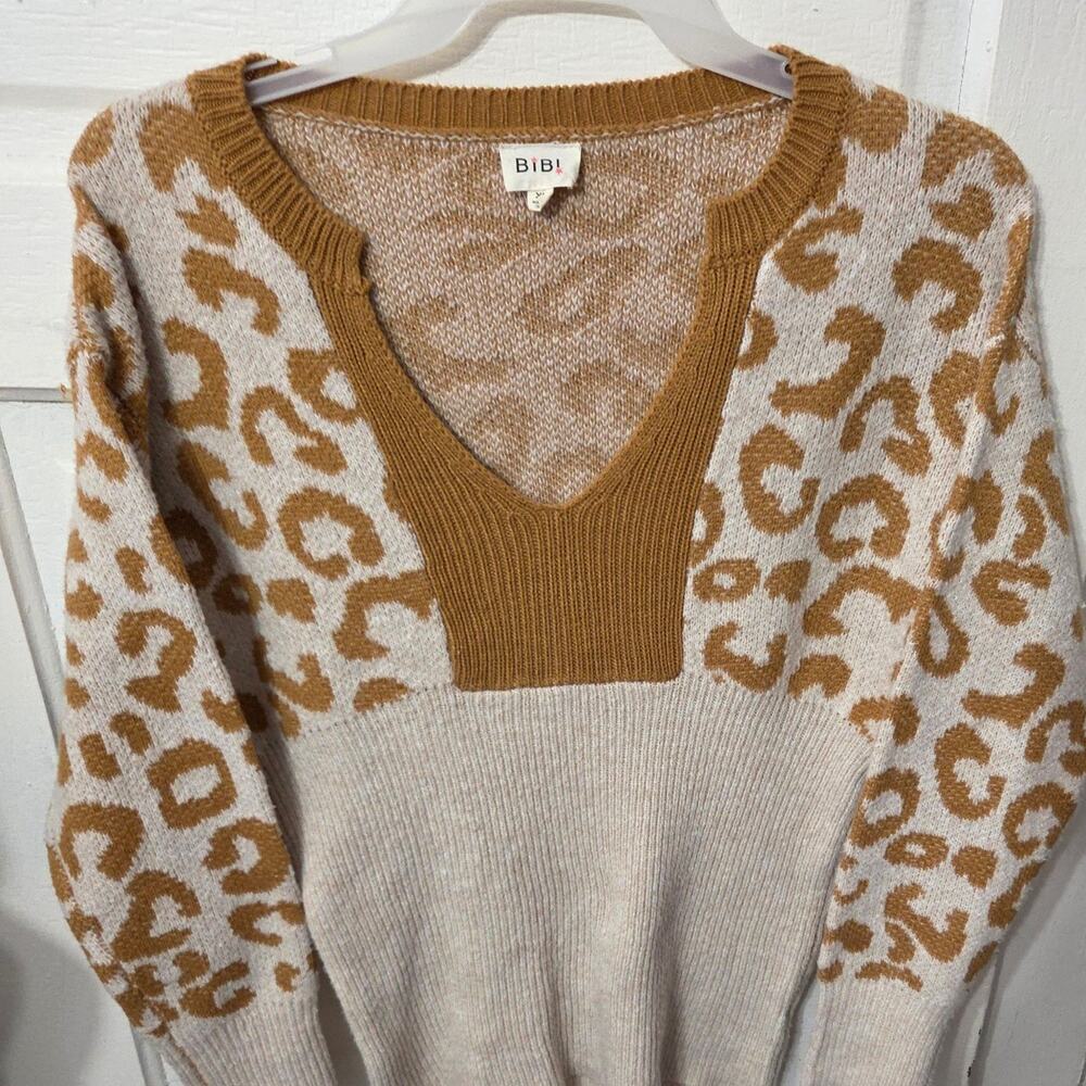 BIBI woman's long sleeve sweater size XL